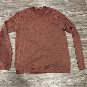 Men’s Long Sleeve Burgundy/Burnt Orange Long sleeve